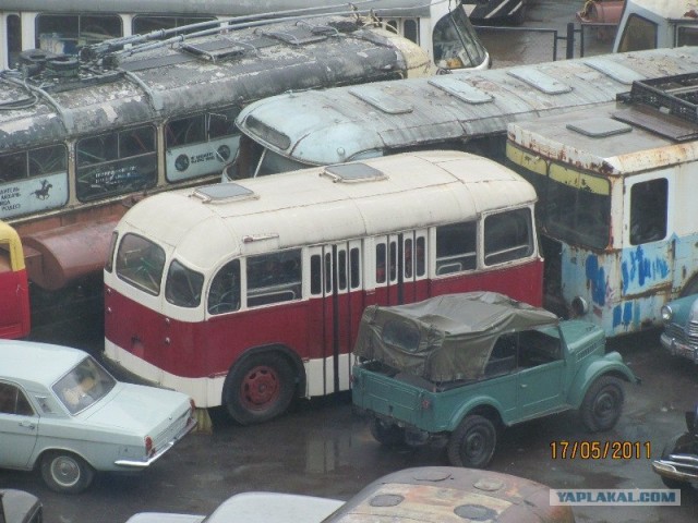Кладбище старых автобусов