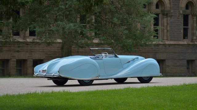 Кит на колёсах. 1947 Delahaye 135MS "Narval". Красивых автофото пост.