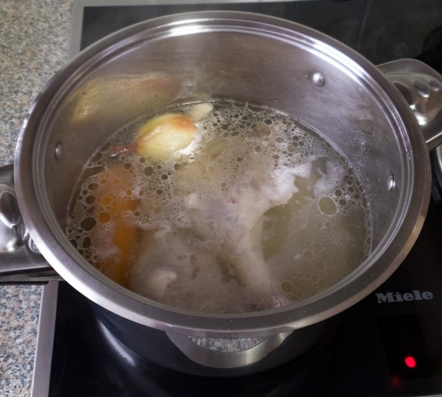 Гусь лапчатый, с лапшой