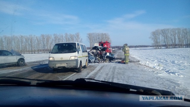 Жуткое ДТП, двое сгорели заживо