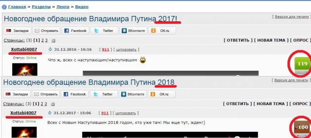 Новогоднее обращение Владимира Путина 2018