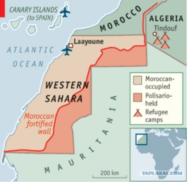Началась война в Западной Сахаре
