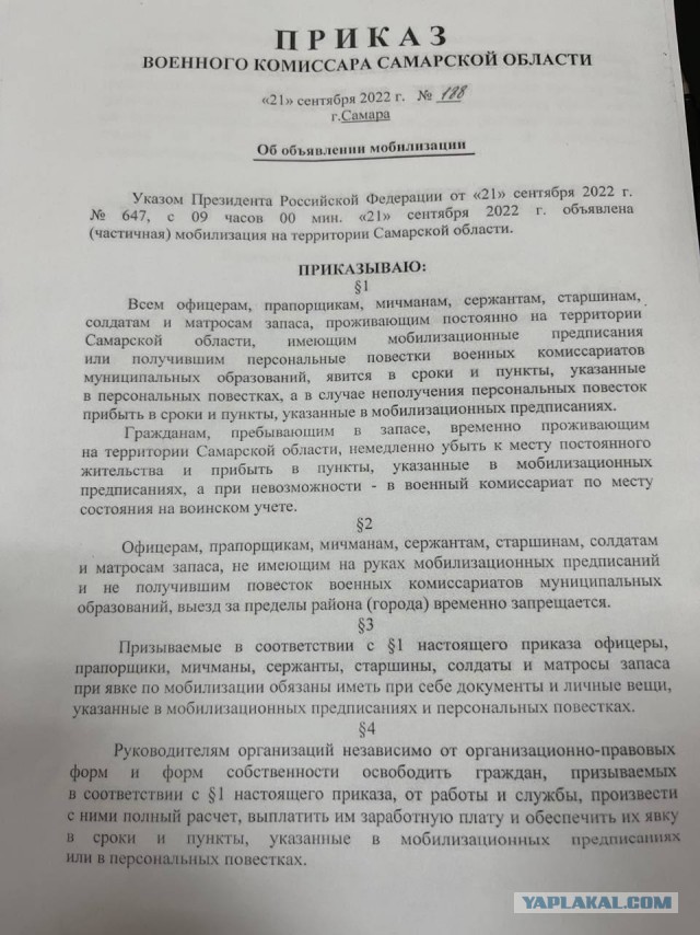Дети высших чиновников и мобилизация