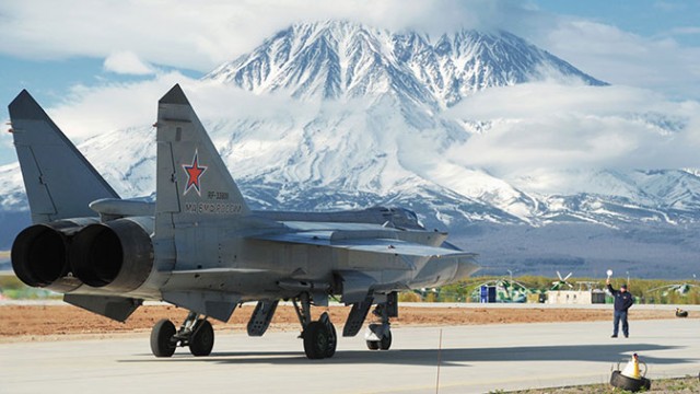 На Камчатке над морем пропал с радаров истребитель МИГ-31