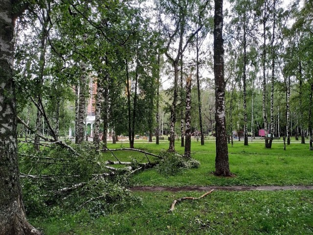 В Нижнем Новгороде сотрудники «дома народного единства» отказались пускать людей с маленькими детьми во время урагана, потому что они натопчут