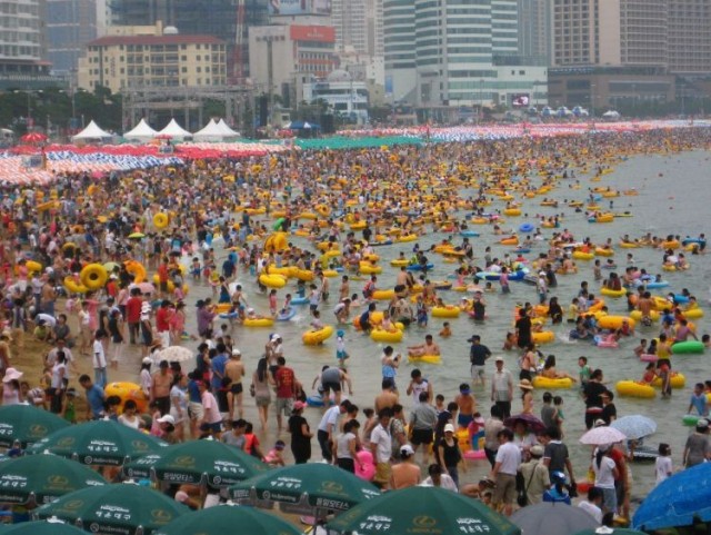 Пляж в Южной Корее (11 фото)