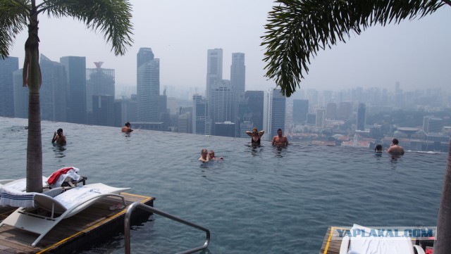 Сингапур. Гостиница "Марина Бэй"