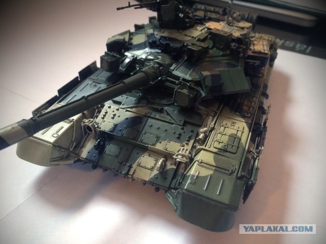 Модель танка Т-90А в масштабе 1/35