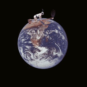 Фотожаба: человек-щетка