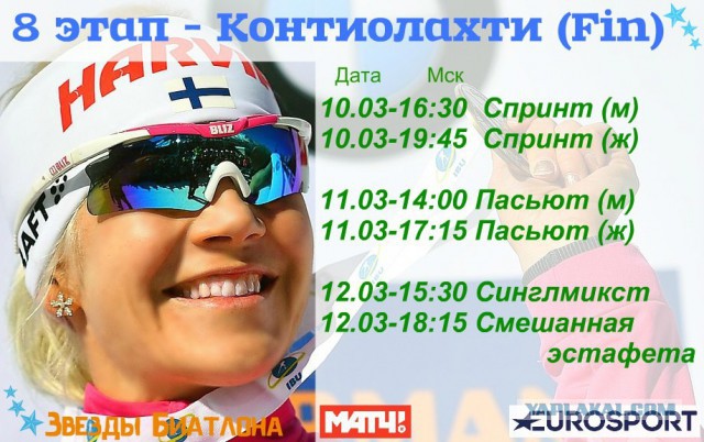 Биатлон. Сезон 2016/2017. Часть 11. Пхёнчхан