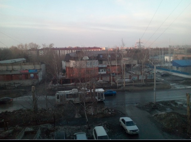 Вид из моего окна в 20.00