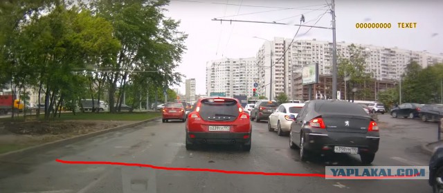 Небольшой конфликт пешехода и водителя