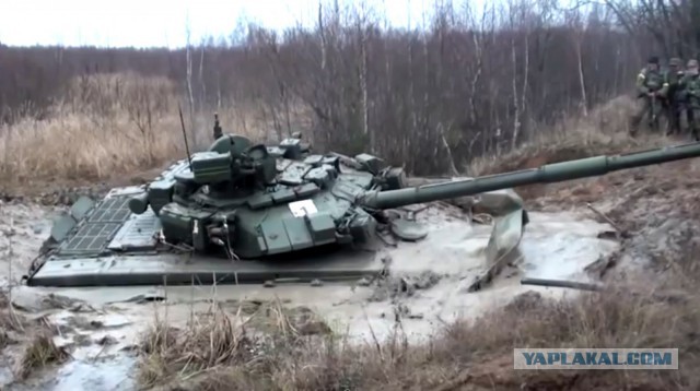 Abrams в грязи