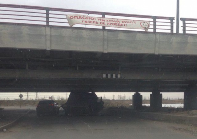 Подборка фоток под мостом глупости в Питере