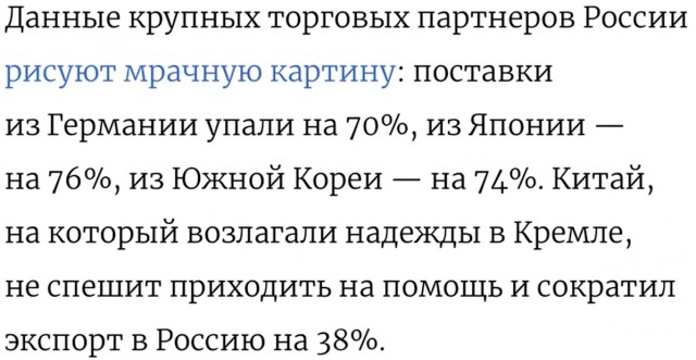 Небольшая сводка по экономической ситуации в России за 2022 год