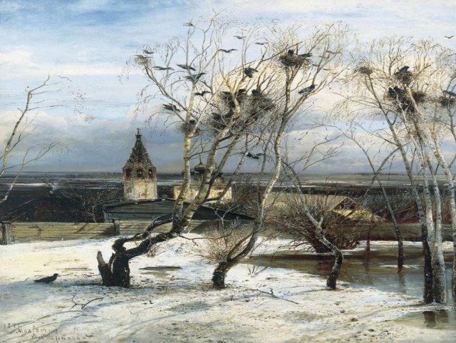 Приход весны в деревню
