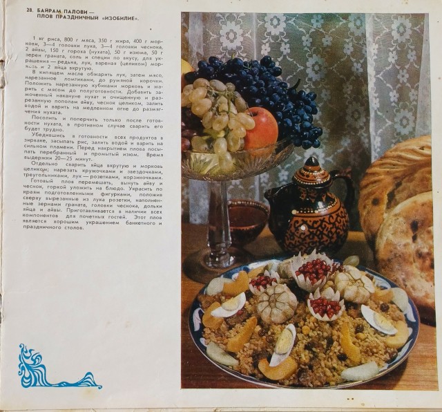 Советская Узбекская кухня, листая старые страницы.