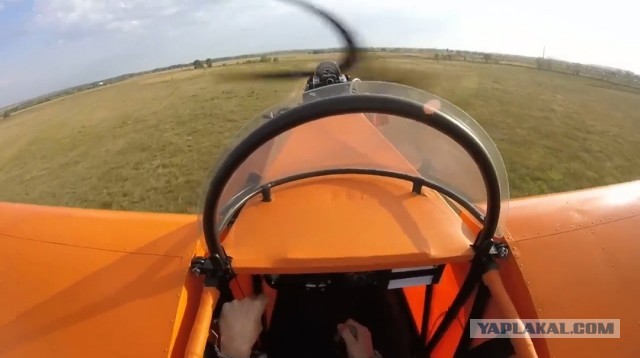 Самый лёгкий самолёт Пчёлка-2. Вес 68 кг.