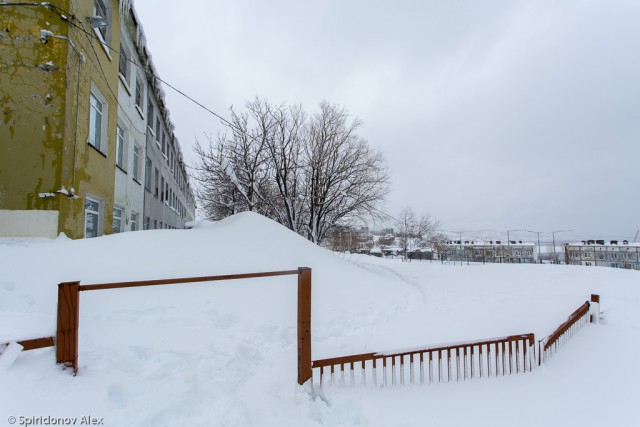 Петропавловск-Камчатский, первый день после пурги