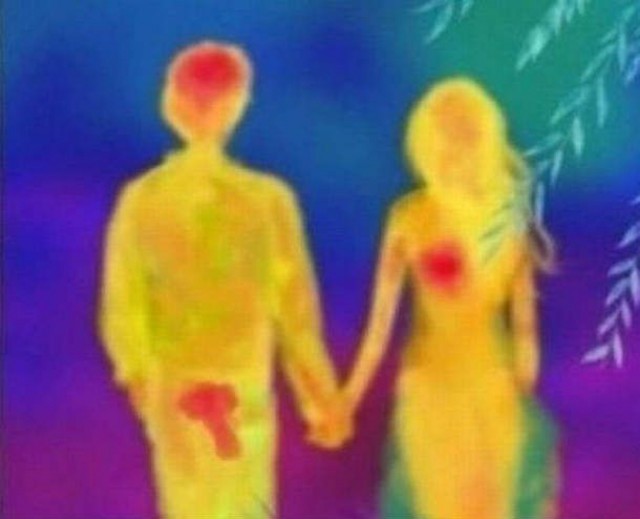 Когда взял попробовать тепловизор