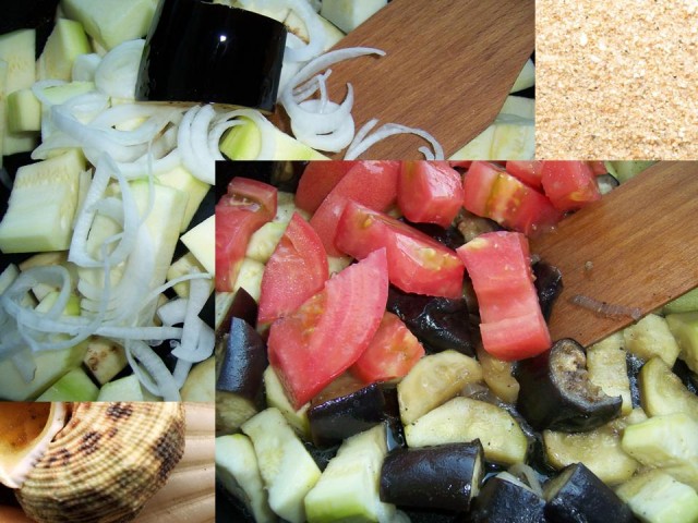 Рулетики из морского языка с овощами