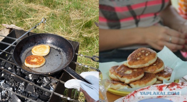 Хлебная косичка на мангале