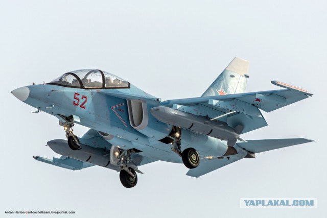 Як-130 транзитом через Шагол. 25.10.2014г.
