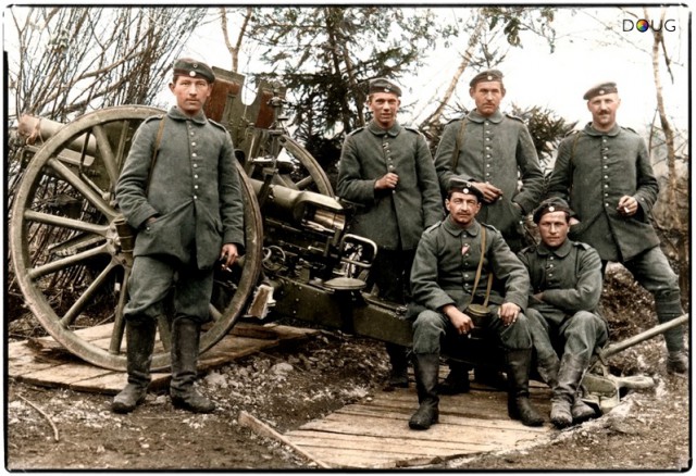 Артиллеристы и гранатометчики Первой мировой