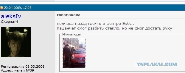 Незадачливый автоворишка (2 фото)