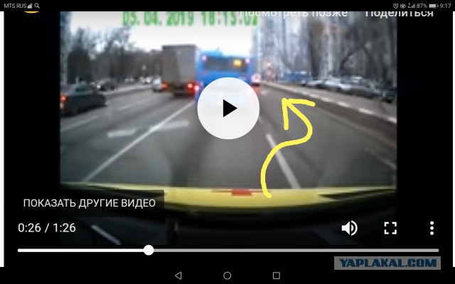 Крузак не пропускает скорую