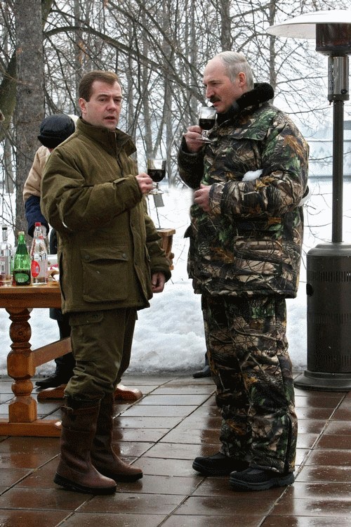 Медведев и Лукашенко