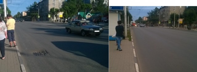 Не кричу, не возмущаюсь, не ругаю власти - просто беру грабли и очищаю решётку ливнёвки