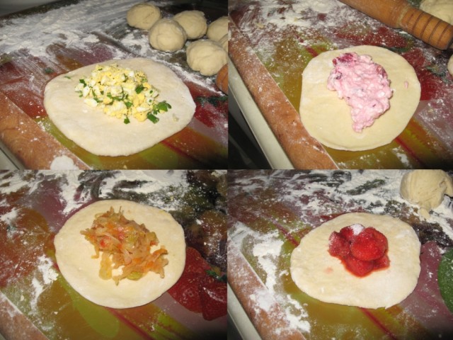 Пирожки жареные