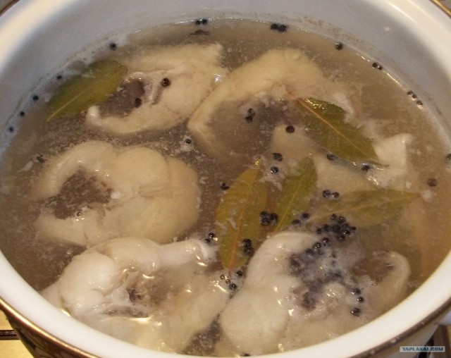 Треска с луком