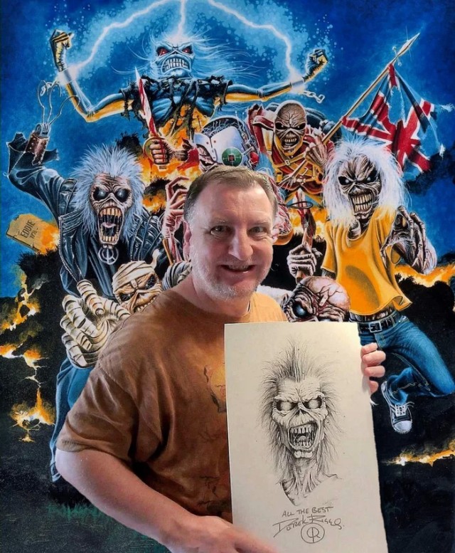 Дерек Риггс, оформитель у Iron Maiden, отмечает 66-летие