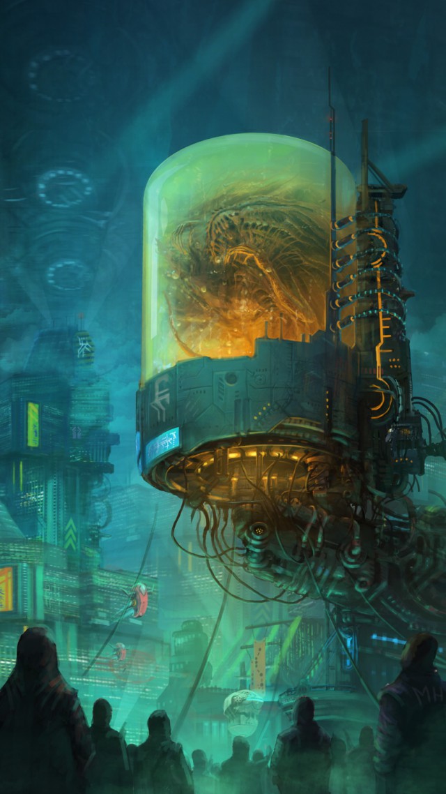 Рисунки: фантастика, Sci-Fi, киберпанк