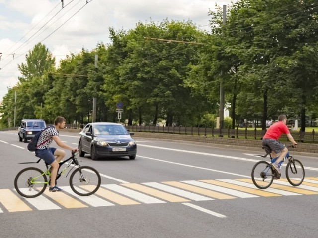 Предупреждение велосипедистам