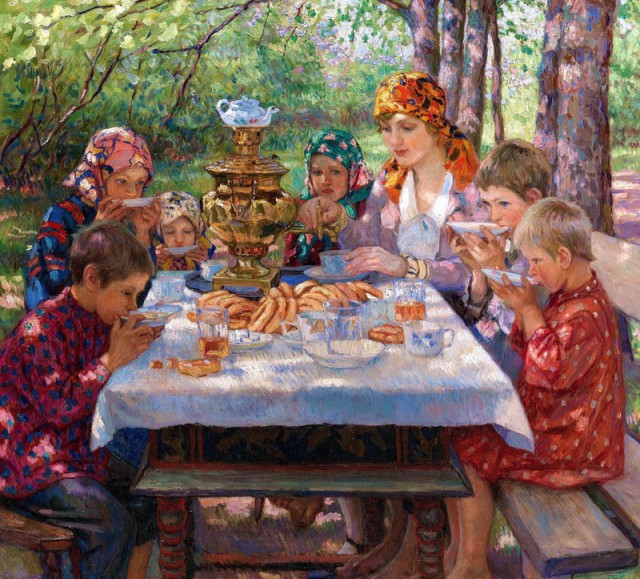 Чаепитие в Российской империи