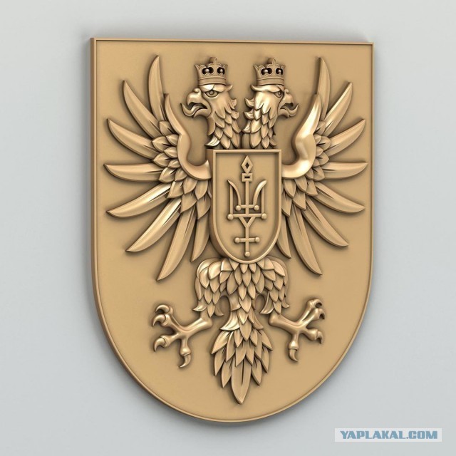 Почему на гербе Российской Федерации две головы, но три короны