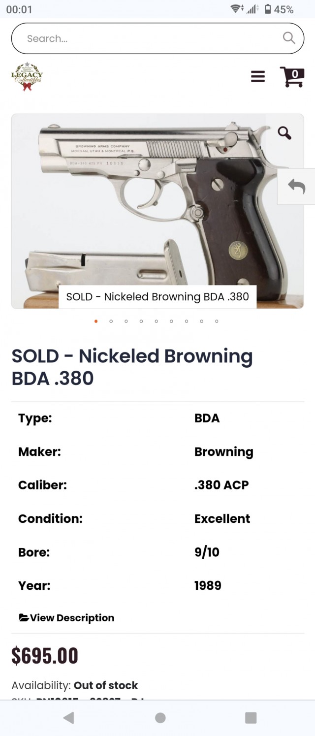 Browning BDA 380, почти Beretta 84