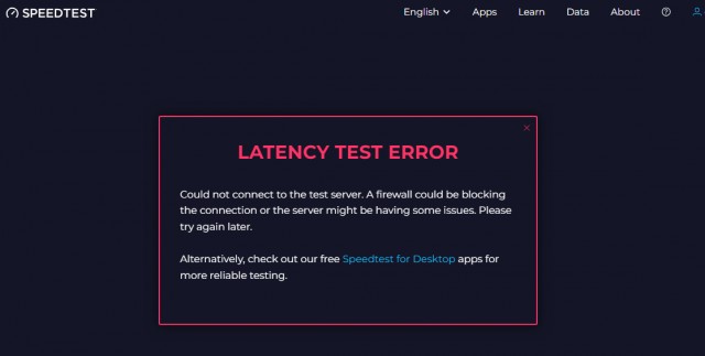 Роскомнадзор заблокировал в РФ сервис по замеру скорости интернета Speedtest