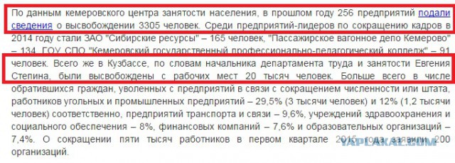 Житель Кузбасса - Путину: "Предел Близок"