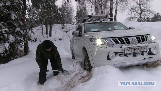 Mitsubishi L200 2016 - Offroad-тест в снегах России + немного Pajero V6