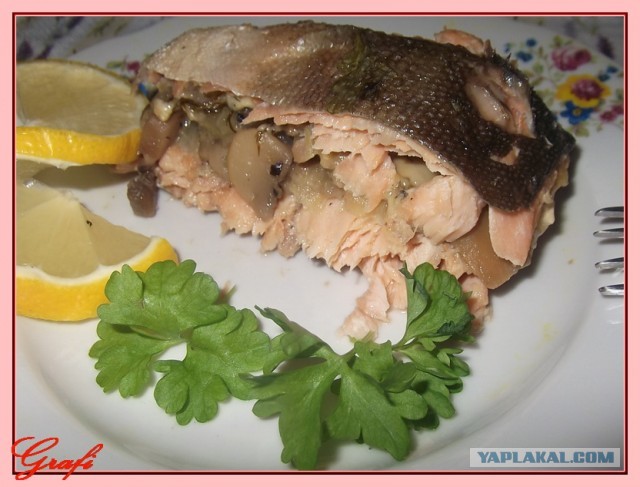 Горбуша запеченная