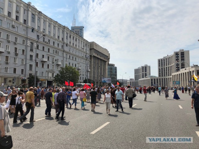 Как я сегодня на митинг (согласованный) сходил 28.07.2108