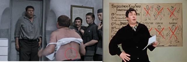 Татуировки Доцента - фантазия гримёров или существующие воровские наколки?