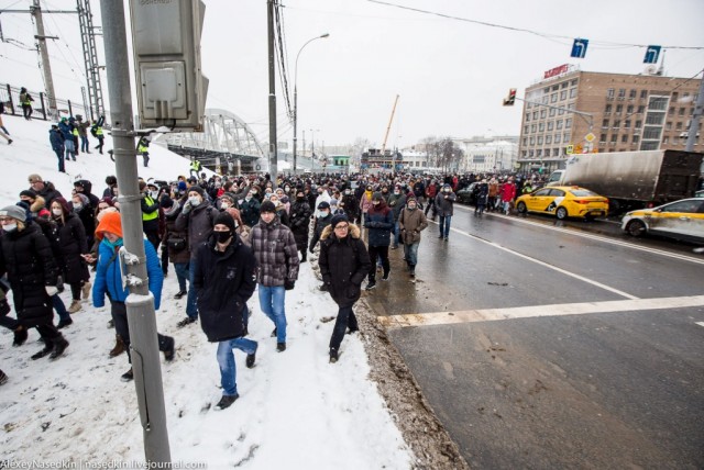 Москва. 31.01.2021. Полицейское безумие