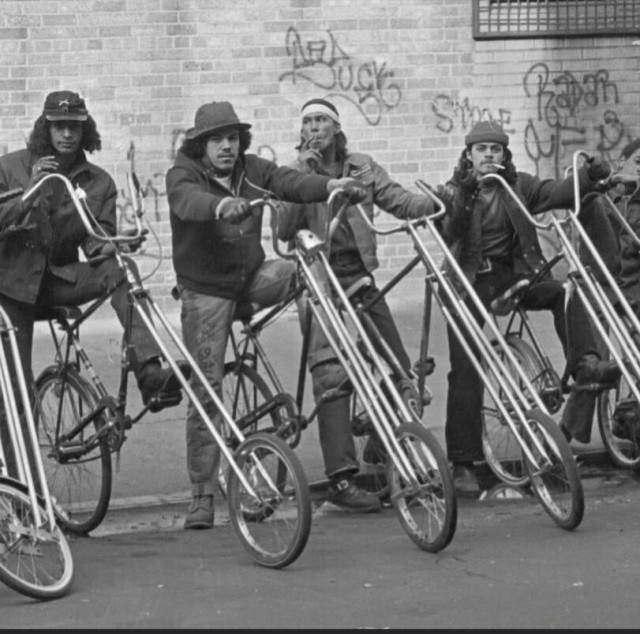 Велосипедная банда на Манхэттене, Нью-Йорк (1970-е годы)