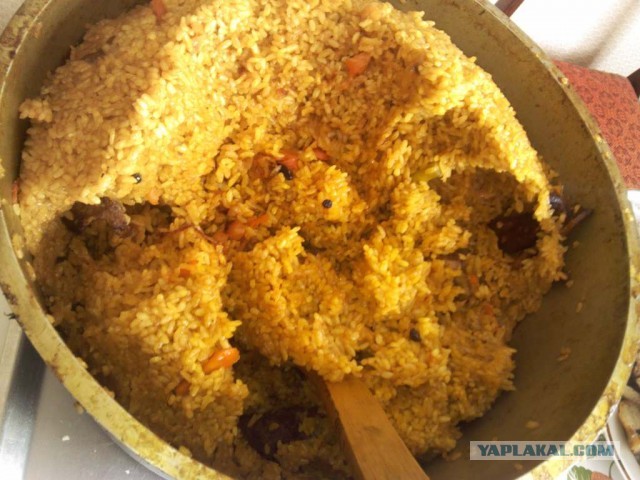 Как я готовлю вкусный плов в казане.