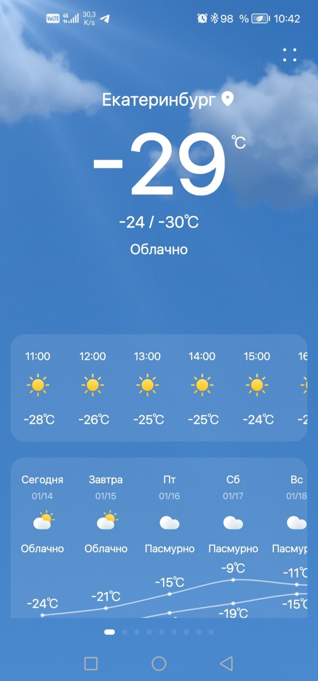 Мороз какой то ебанутый в Новосибе